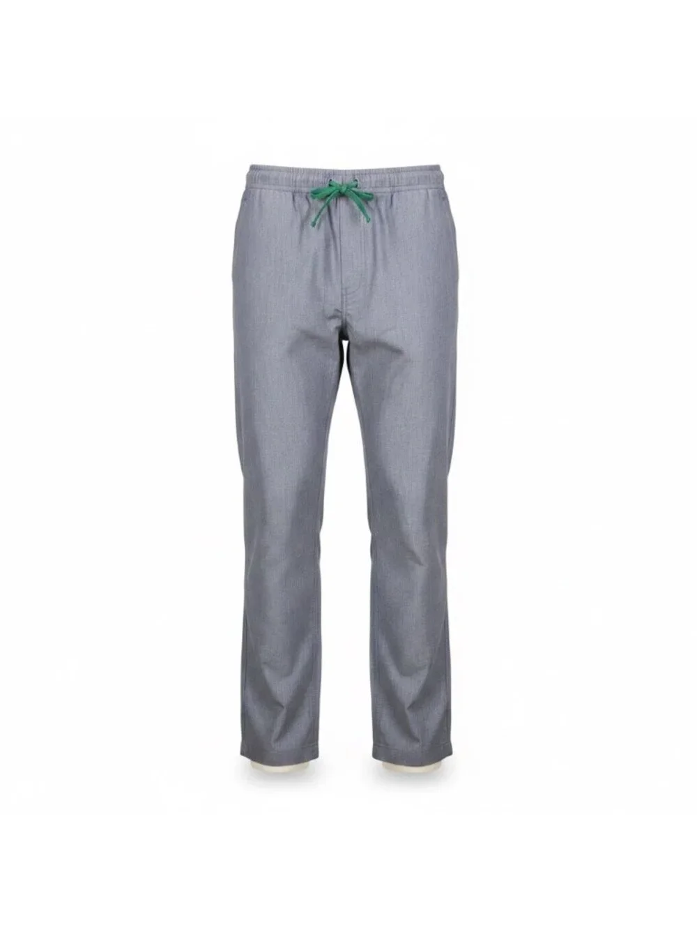 Figs Mens Gray Elastic Waist Drawstring Scrub Pants Technical Size M